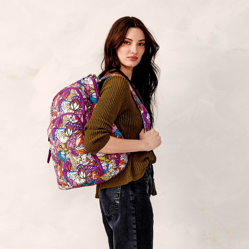 Vera Bradley Featherweight Westover Hybrid Backpack, Flutter