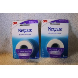Nexcare cloth tape, 2 rolls, 1" X 360" (10 yards)
