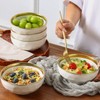 vicrays Ceramic Salad Bowls Set for Kitchen, Serving - 24