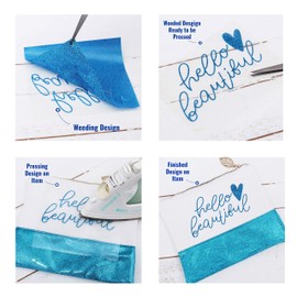 Threadart Holographic Brown 20" Heat Transfer Vinyl Film | Sold by the Yard | Compatible with Cricut Explore, Cricut Maker, Silhouette Cameo and all other Vinyl Cutters