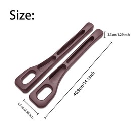 Car Seat-Gap Filler Organizer, Waterproof Car Seat-Gap Plug Strip, Grooves Seat-Gap Storage, Auto Interior Accessories:_Brown_one-size