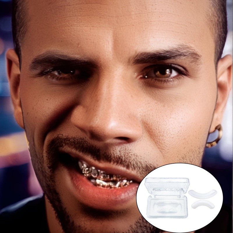 6-8 Teeth Grillz Mold Kit, Easy to Use for Custom