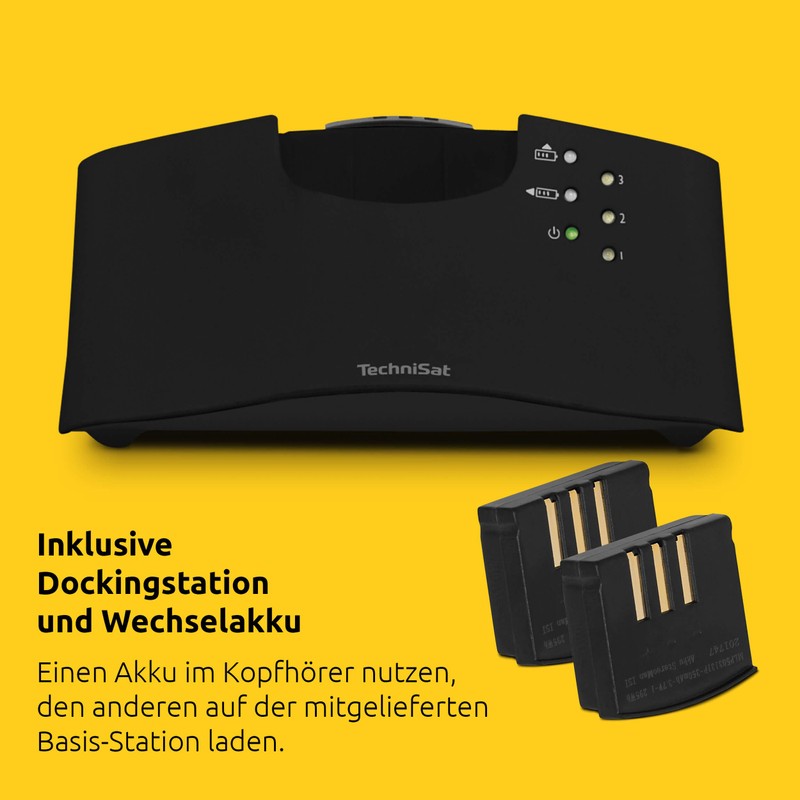 TechniSat STEREOMAN ISI 3 Wireless Stereo Headphones for Televisions and