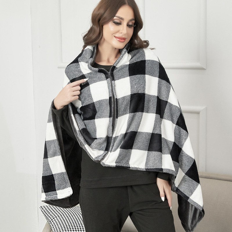 Winter Outdoor Heated Blanket Heating Insulation Shawl Electric Heating Blanket