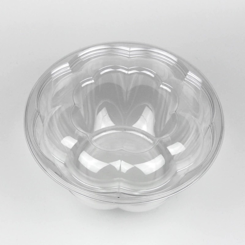 [50 Pack] 32 oz BPA Free Clear Plastic Bowl With