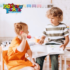 Novelty Place 2 Pack Whisper Phones Speech Therapy Toys for Reading & Auditory Feedback - Improve Fluency, Comprehension & Pronunciation- Hear Myself Sound Phone - Blue and Red, Large