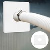 Ymapinc 2-Pack Plumbing Cover Plates, 1.1-Inch Diameter Hole, ABS Escutcheon