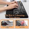 Ergonomic Keyboard Wrist Rest Pad, Computer Keyboard Stand with Thick