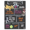 Cohas Monthly Milestone Board for Puppies with Reusable Chalkboard Style