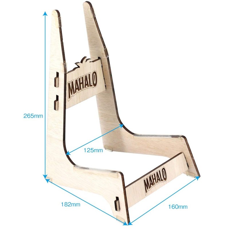 MAHALO MSS1 Lightweight Wooden Ukulele Stand Assembly Type