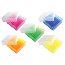 Heathrow Scientific HS120040 81-Well Storage Rack, Assorted (Pack of 5)