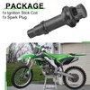 Ignition Stick Coil & Spark Plug for Kawasaki KX250F 2006