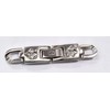 Herringbone Pere Valentino Natural Diamond Magnetic Necklace (Platinum, Medium)