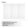 MECCANIXITY Plastic Mesh Canvas Sheet 42x30cm/16.5x12inch White Blank Canvas Rectangle