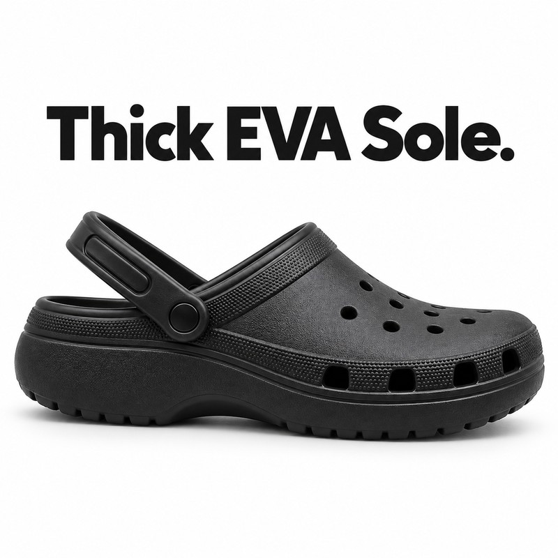Unisex Lightweight Clog Slippers for Indoor & Outdoor Wear –