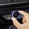 TOMALL 3 Pcs Aluminum AC Climate Knob Covers Compatible with
