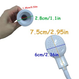 CaoXiong 13.12ft/4m Sink Spray Hose, Portable Shampoo Sprayer, Handheld Faucet Shower Head Spray Hose for Bathing Baby, Pets, Washing Hair, Rinsing Vegetables, Utility Sink