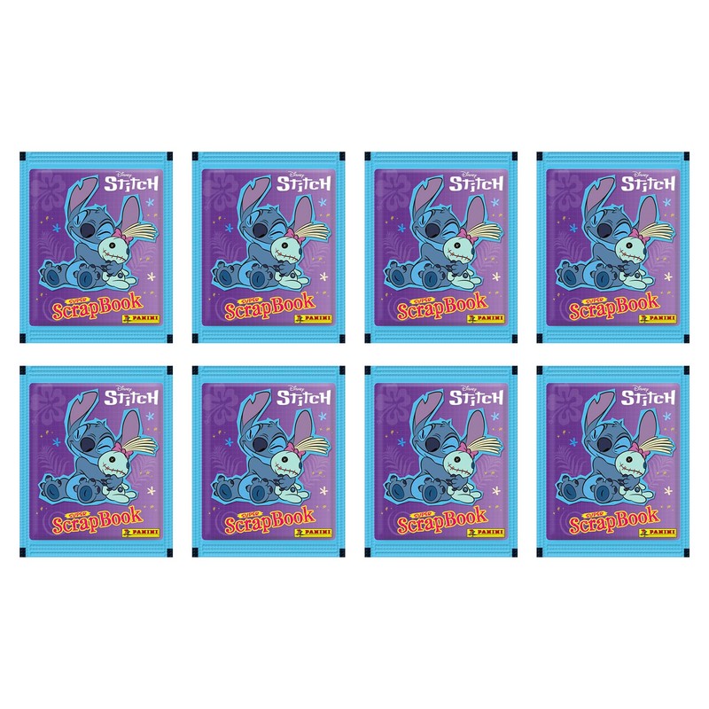 Stitch Super Scrapbook - Collezione di adesivi per album di