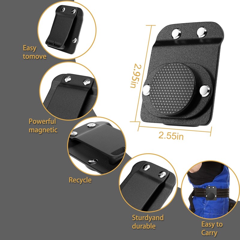 Magnetic Tool Holder Super Strong Tool Holster, Magnet Belt Clip