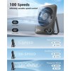 WHATOOK Small Desk Fan Personal Fans: 5000mah 25 Hours Battery