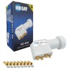 HDSAT HD404 LNB Quad Full HD 4K Parabolic Head 4