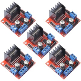 L298N Motor Driver Control Module for Arduino Intelligent Vehicle Robot MEGA R3 2560 ESP32 ESP8266 Dual H Bridge DC Stepper Motor Module
