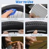 Yeria Bicycle Spoke Reflectors, Reflectors Bicycle, Reflector Stickers for Bicycle,