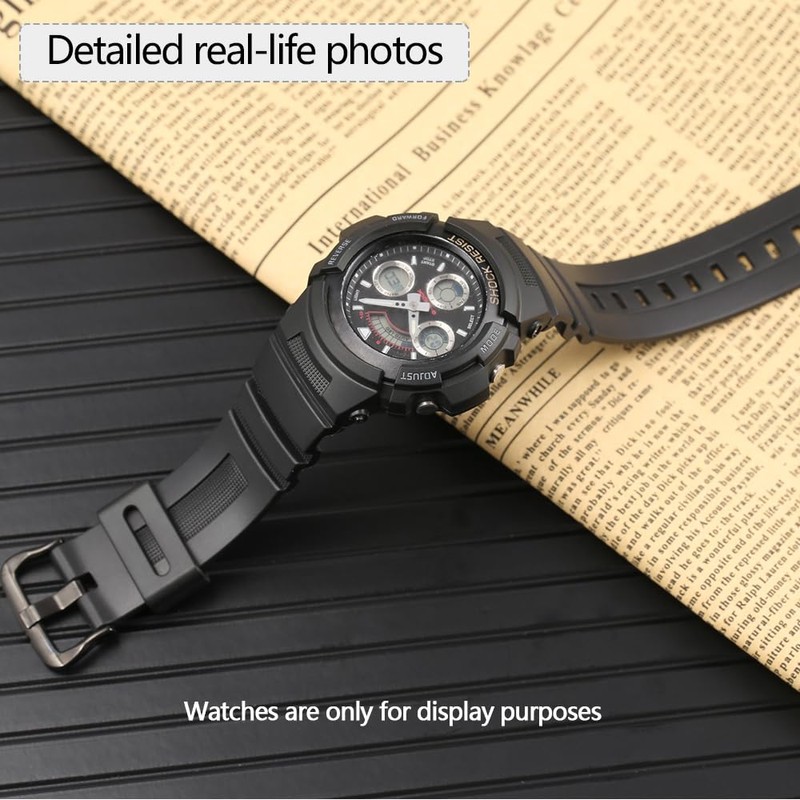 Ruuber Replacement Band Compatible with Casio G Shock AWG-M100 AWGM100B