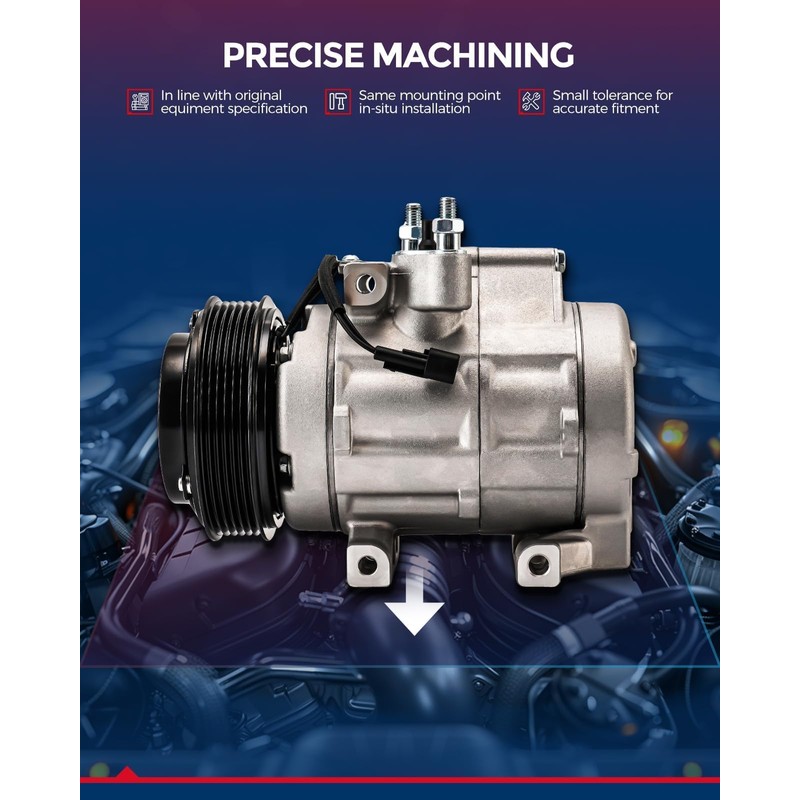 AUTOSITY 78316 Air Conditioner AC Compressor fits for 1996-2002 4Runner