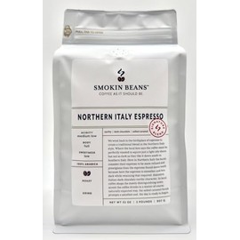 Smokin Beans 2-Pound Northern Italy Espresso Coffee, Our Signature Blend, Espresso Roast, Premium Whole Bean Specialty Coffee