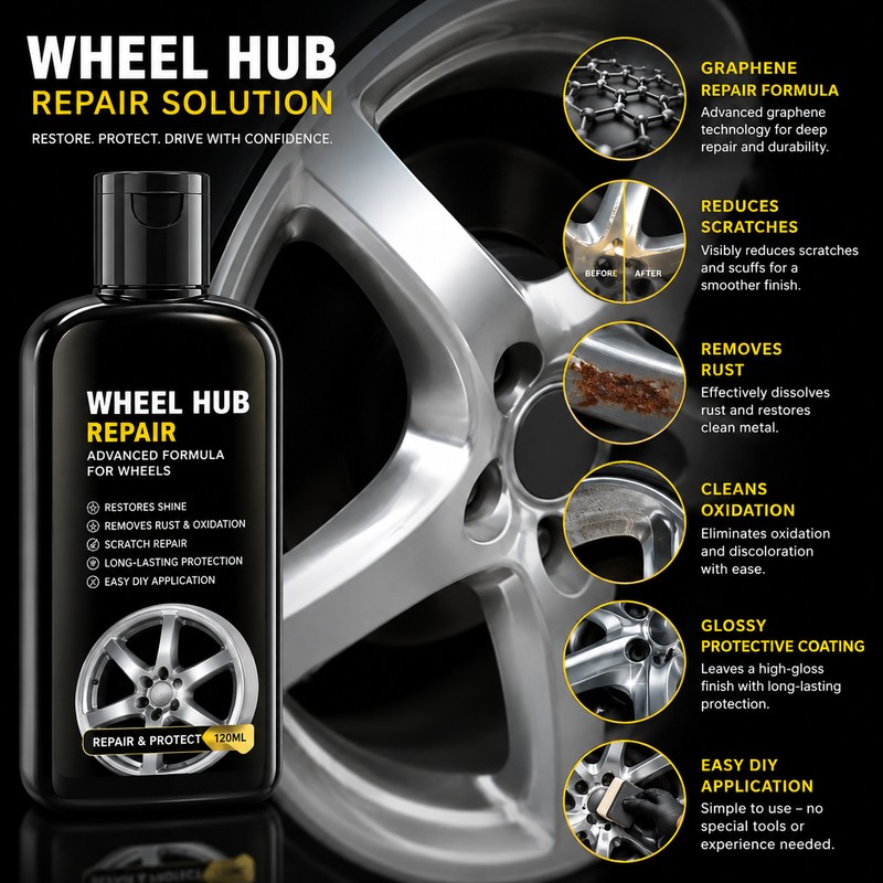 Wheel Hub Repair Kit for Rim Restoration – Graphene Polish