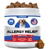 Dog Allergy Chews 180PCS Omega 3 Fish Oil Anti-Itch Treats