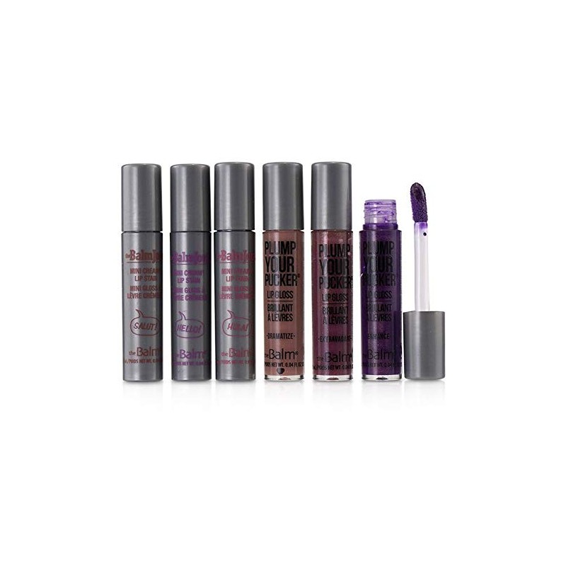 Lips by theBalm Cosmetics Plump Your Pucker & TheBalmJour Mini