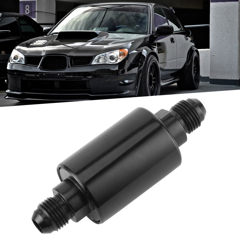 Car High Flow Inline Fuel Filter Aluminium Alloy 100 Micron