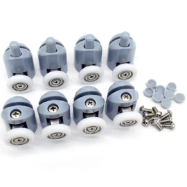 YuanQian 8* Shower Rooms Cabins Roller &Shower Door Enclosures Rollers Runners Wheels Pulleys 27mm