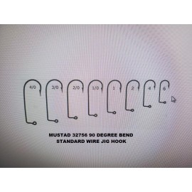 Mustad ( 32756 )& Eagle Claw Jig Hooks ( 570 ) - Size #8 25 hook pack