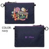 FILA/BTS DYNAMITE POUCH SET NAVY FS3BCD6C15X NAVY