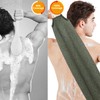 Shower Back Brush for Body Scrub, Back Scrubber, Double-Sided Bath