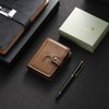 SENDEFN Card Holder Wallet Men's Pop-up Bifold Wallets with RFID