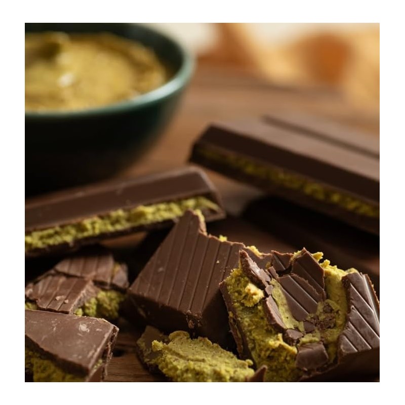 12.3oz(350g) BIND Pistachio Cream/Paste/Spread for Dubai Chocolate Filling,Glass Jar,Contains 25%