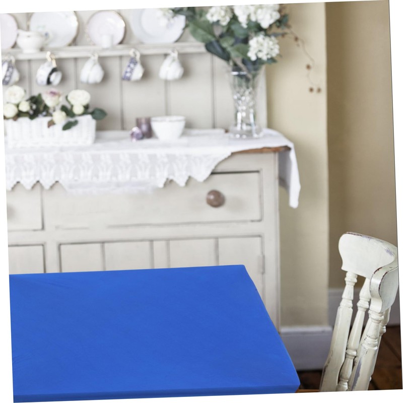 Hohopeti Polyester Stretch Tablecloth Vintage Style Square Shape Outdoor/Indoor Easy