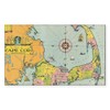 CafePress Vintage Map of Cape Cod Rectangle Bumper Sticker Car