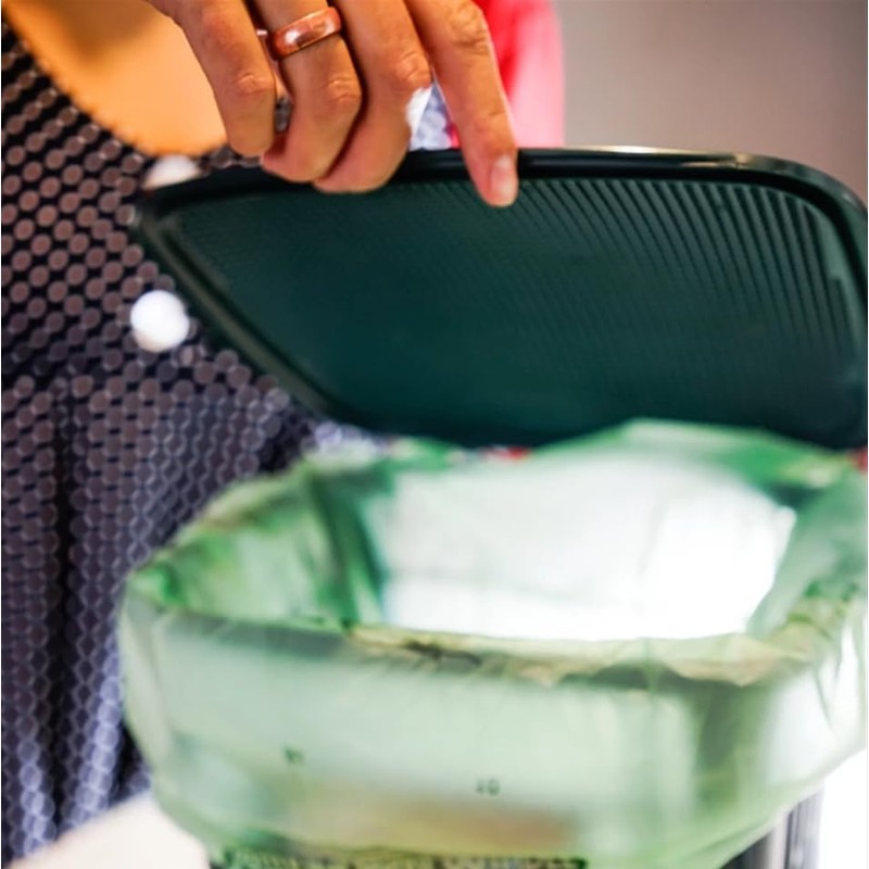 BioBag Countertop Kitchen Compost Bin & 25 Count 3-Gallon Certified