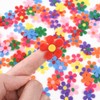 ZYWQ 100Pcs Felt Flowers Fabric Flower Embellishments for Knitting Handmade