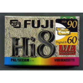 Fuji ME 90 min Hi8 Video Cassette