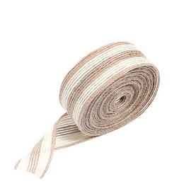 1 Inch x 11 Yards Rustic Jute Ribbons Burlap Gift Wrapping Ribbon Farmhouse Bow Making Ribbon Christmas Tree Decorating Ribbons Vintage Craft Ribbon Flower Arrangement Ribbon