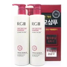 Meonsel 메온셀 꽃을든남자 RG3 헤어로스 크리닉 샴푸 1040ml 탈모케어 Meonsel Flower Men RG3 Hair Loss Clinic Shampoo 1040ml Anti-Hair Loss Care