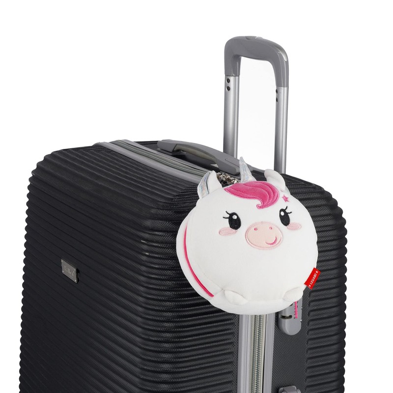 Legami - Travel Pillow with Night Mask Unicorn Zip Closure