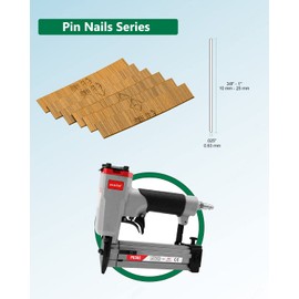 Meite 23 Gauge Pin Nails, 1-Inch Micro Headless Pins for Nailer - Copper Plated, Ideal for Fine Woodworking and Trim Work (3 Boxes)