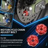 GFARDMOTO Motorcycle Rear Sprocket Nuts Chain Adjustment Nuts Sprocket Nut
